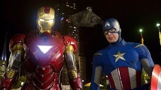 Iron Man amp Captain America vs Loki  Fight Scene  The Avengers 2012 Movie Clip HD [upl. by Rotman]