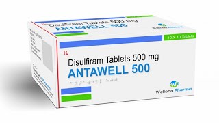 Disulfiram Antabuse  Alcoholismo crónico 🍻 Farmacología [upl. by Denbrook]