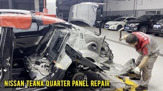 5000 to repair Nissan Teana after side accident [upl. by Nylissej915]