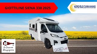 CAMPING CAR 6m LIT A LA FRANCAISE BOITE AUTO GIOTTILINE SIENA 330 2025 NORD SUD CARAVANING [upl. by Ronnoc]