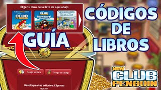 GUÍA para GANAR MONEDAS con los CÓDIGOS de LIBROS en New Club Penguin 📘💰 [upl. by Connett]