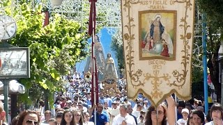 Processione Madonna di Buccino 6 luglio 2014  Banda di SantAngelo Le Fratte [upl. by Enyallij]