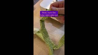 Sew a scrunchie Quick project seweasy scrunchies sewing diy sewingtips [upl. by Zacharias]