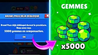 NOUVEAU 5000 GEMMES GRATUITES  😱  le plus gros GLITCH de LHISTOIRE est LÀ [upl. by Tavie629]