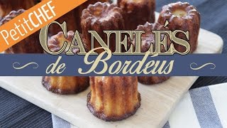 Canelés de Bordéus  receita francesa [upl. by Meredithe]