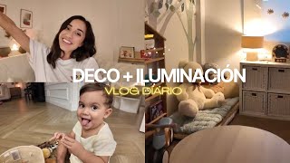 DECORACIÓN e ILUMINACIÓN del SALÓN 💡 HAUL de BRUNO 😂  VLOG [upl. by Eerehc183]