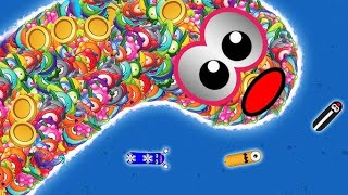 Snake Worm Zoneio New Epic Level Gamepaly Snake Game Video Biggest Slither ever parynhar loom [upl. by Taft]