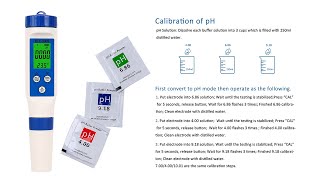 completed BLE9909 pH calibration 5 IN 1 pH Meter calibrate at 686 400 918 three points [upl. by Fulbright]