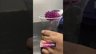 Blueberry Bubble Tea Recipe🫶🏻🫐Popping boba recipe trendingshorts ytshortsindia bubbletea [upl. by Clovah]