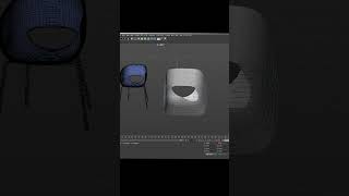 A flat to a simple chair in one minute 3danimation funny 3danimation 3dmodeling [upl. by Buderus]