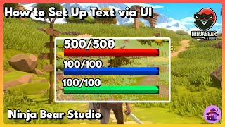 Set up UI Text using Ninja Bear Combat in Unreal Engine 5 [upl. by Latsryk]