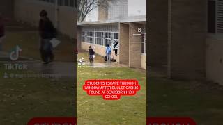 Students escape through window after lock down [upl. by Yentroc]