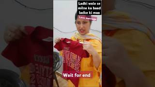 Love marriage trending ytshorts fypage funny viralvideo lovemarriage [upl. by Ilera]