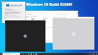 Windows 10 Build 21286 The most usable Windows 10 Insider Build 500 Subs Special [upl. by Winshell311]