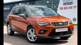 Approved Used SEAT Arona 10 TSI FR Euro 6 ss 5dr  Crewe SEAT amp CUPRA [upl. by Zoarah]