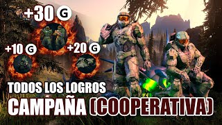 🏆COMO HACER LOS LOGROS DE LA CAMPAÑA COOPERATIVA EN HALO INFINITE✅ GUÍA Y EXPLICACIÓN haloinfinite [upl. by Backer541]