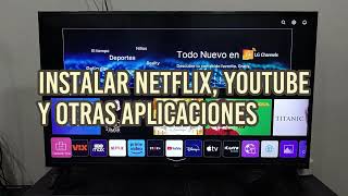 CÓMO INSTALAR APLICACIONES EN SMART TV FÁCIL Y RÁPIDO [upl. by Shaum]