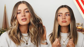 The EASIEST Loose Beachy Waves Hair Tutorial 🌊 [upl. by Lewej]