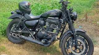 Modified Royal Enfield Meteor 350 New Stickering Modification Video [upl. by Nhoj]