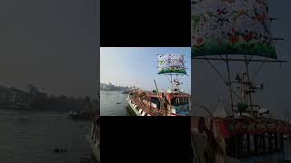 Life along Buriganga reflected in artworks displayed on boat [upl. by Waiter]