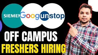 OFF Campus Hirings  Siemens  Google  Kirana  2025  2024  2023 Batch Hiring  Fresher Jobs [upl. by Benny]