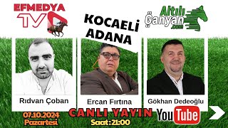 08102024 Salı Adana ve Kocaeli Altılı Ganyan Tahminleri [upl. by Teerpnam]