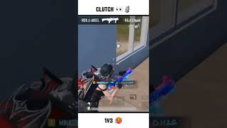 Clutch 👀🗿 MINIGODPLYAS Quick 1v3 🥵🔥🗿 bgmi short trending gaming pubgmobile [upl. by Enawtna316]