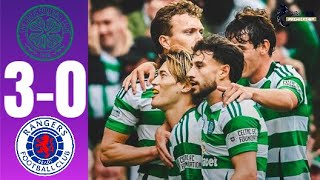 Celtic vs Rangers 30 Highlights William Hill Premiership 202425 [upl. by Assilim]