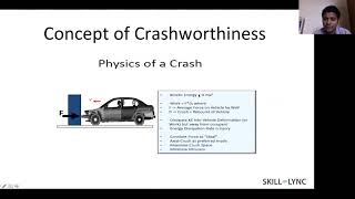 Crash Worthiness Analysis using HyperMesh amp Radioss  Workshop  SkillLync [upl. by Ainattirb]