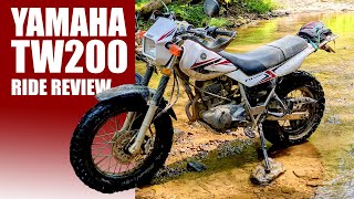 Yamaha TW200 Ride Review on the Daniel Boone Backcountry Byway in Kentucky [upl. by Maloy]