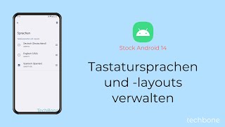 Tastatursprachen und layouts verwalten Android 14 [upl. by Esorbma]