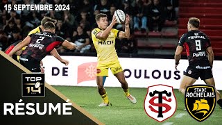 TOP 14  Résumé 1ère moitié Stade Toulousain vs Stade Rochelais  J2  Saison 20242025 [upl. by Iborian97]