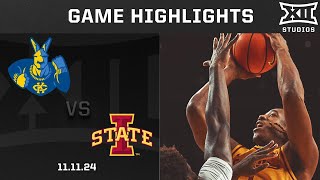 Kansas City vs 7 Iowa State Game Highlights  202425 Big 12 Mens Basketball [upl. by Adnerak]