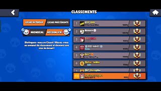 LIVE BRAWL STARS FR RUSH 10K elo et games abos [upl. by Dyraj]