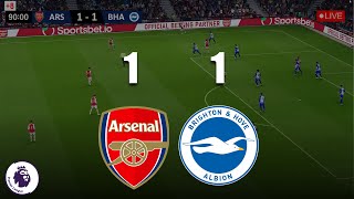 Arsenal vs Brighton 1  1  Premier League 202425  Highlights amp All Goals [upl. by Barbarese795]