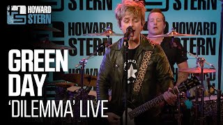 Green Day “Dilemma” Live on the Stern Show [upl. by Neelehtak]