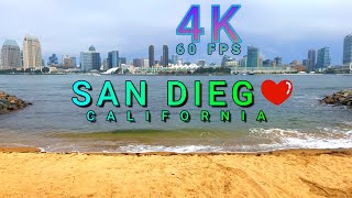 San Diego Coronado Island Walk California USA 4KUHD [upl. by Nuhsed550]