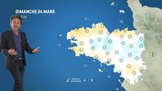 Bulletin météo pour le dimanche 24 mars 2024 [upl. by Ocimad874]