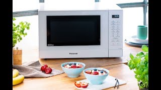 Panasonic Inverter Microwave Oven Recipe Chocolate Porridge with Fruit Owl Garnish [upl. by Martres]