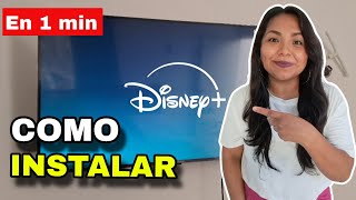 Cómo INSTALAR Disney Plus y DESCARGARLO en mi Smart TV [upl. by Noyes]