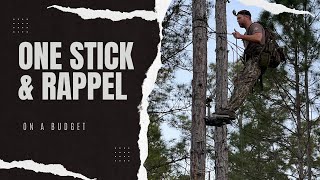 One Stick Saddle Hunting and Rappelling on a Budget [upl. by Cyna]