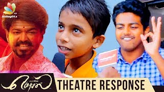 Mersal Movie Theatre Response  Thalapathy Vijay Samantha Kajal Agarwal  Vijay Fans Celebration [upl. by Linnet81]