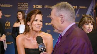 Melissa Claire Egan Interview  The Young and the Restless  2024 Daytime Emmys Red Carpet [upl. by Reifel]