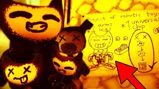 KILLER BENDY PLUSH ANIMATRONICS  The Prequel of The Ink Demon BATIM Fangame [upl. by Celine]