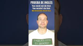 Diferencia entre DONT NEED y NEEDNT en inglés [upl. by Lyell341]