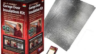 Installing Reach Barrier Garage Door Insulation kit [upl. by Mayeda]