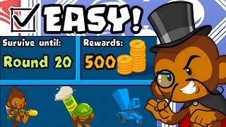 Professor Evil Today Easy Challenge BTD Battles [upl. by Flodur]