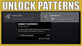 How To Unlock Weapon Patterns In Destiny 2 The Witch Queen [upl. by Enaffit674]