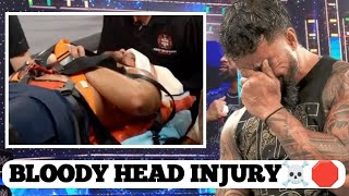 Shocking Incident🛑 Jey Usos Spear Attack on Bron Breakker leaving him with a horrible head injury [upl. by Joerg]