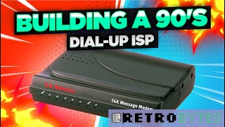 How 90s dialup Internet worked and lets make our own ISP [upl. by Moncear464]